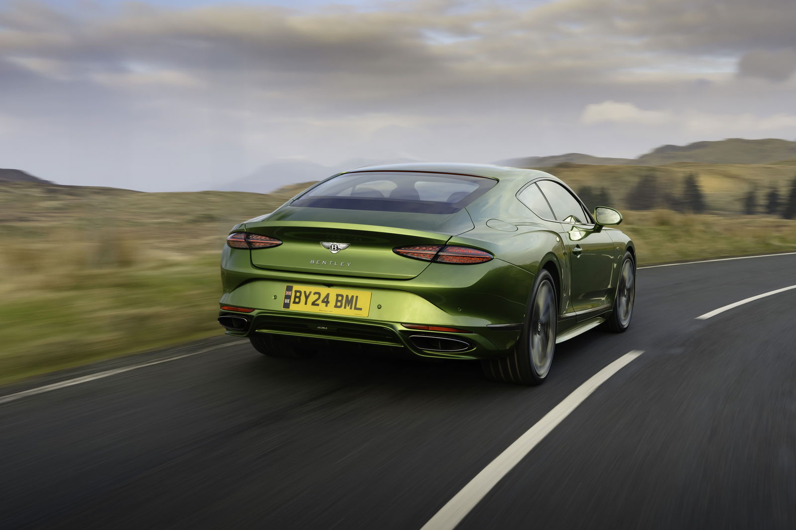 Bentley Continental GT Speed - rear, driving